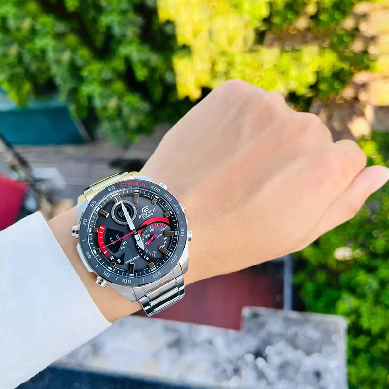 Casio Edifice Bluetooth Tough Solar Black Dial Men’s Watch- ECB-900DB-1A